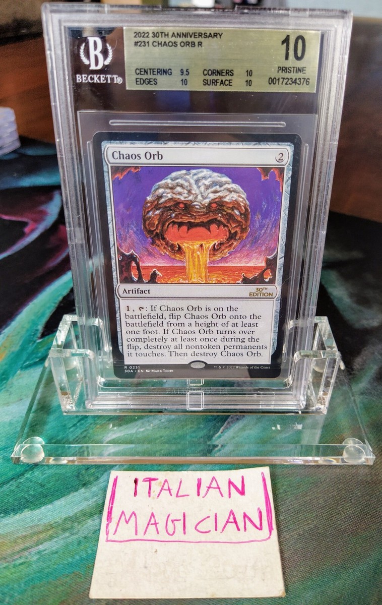 MTG Magic CHAOS ORB 30th ANNIVERSARY Edition M30 Beckett BGS 10