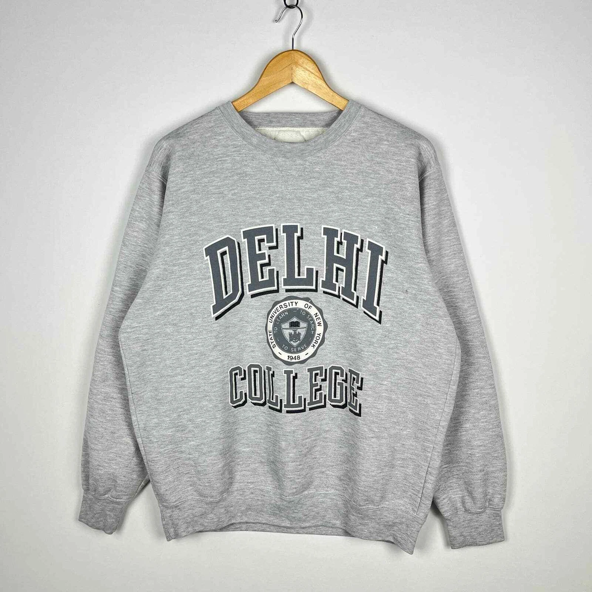 Grey college sweatshirt sale