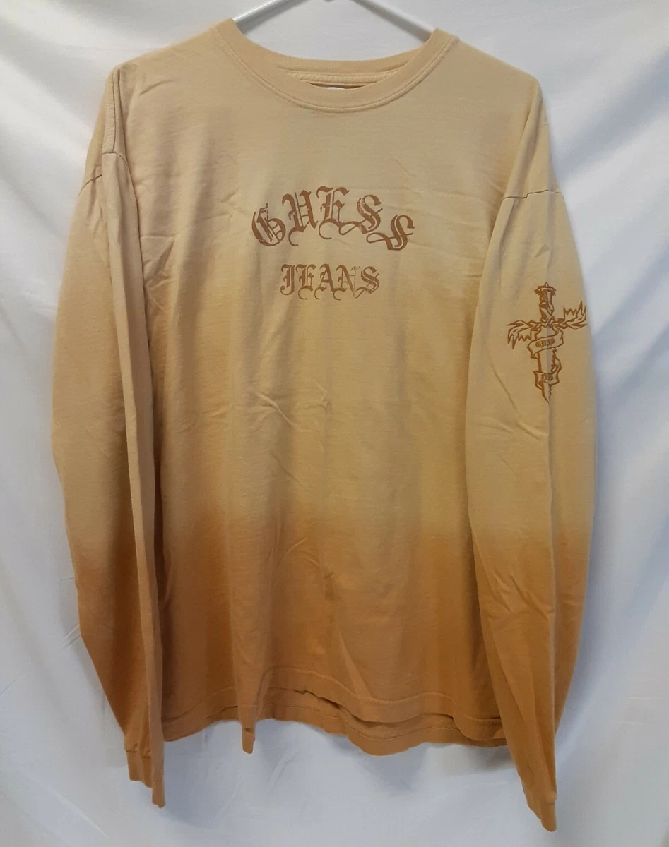 GUESS JEANS Classic Sleeve T-Shirt Design Size | eBay