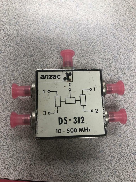 Anzac DS312 4-way SMA Power Splitter 10-500mhz for sale online | eBay