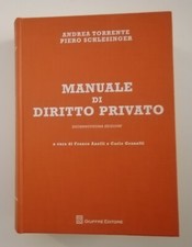 Manuale di diritto privato - Torrente/Schlesinger - 19.ma ed. 2009 Giuffrè Ed.