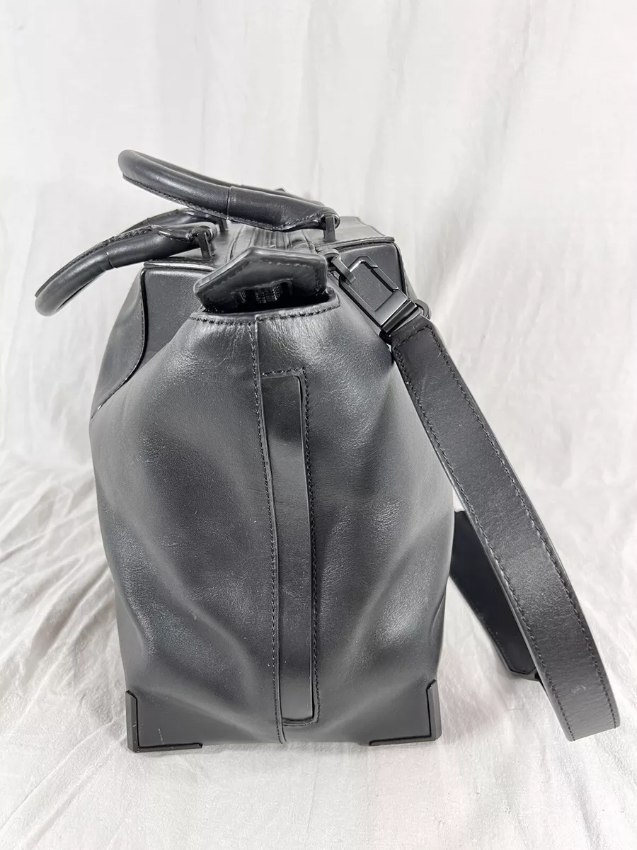 ALEXANDER WANG Emile Black Leather 2Way Satchel Shoulder Bag