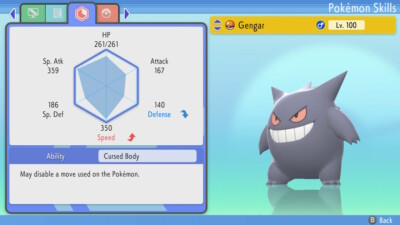Pokemon Brilliant Diamond Shining Pearl BDSP - Shiny 6IV Max EV Gengar