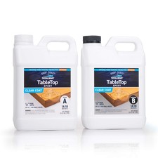 TotalBoat Table Top Epoxy Resin Kit - 1 Gallon Crystal Clear Epoxy with High Glo
