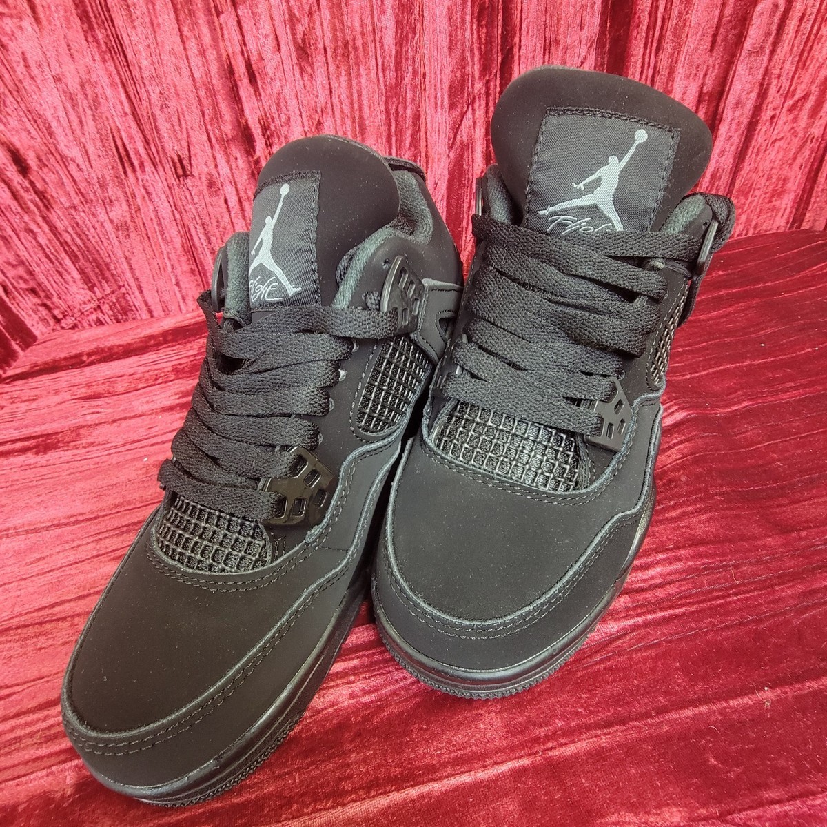 Size 4 - Jordan 4 Retro Mid Black Cat for sale online | eBay