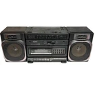 Vintage Sanyo M9100 AM/FM Boombox Cassette Portable Stereo TESTED WORKS