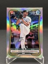 Luis Morales 2026 Bowman Chrome Red Rookie Variation Refractor SP Athletics #49