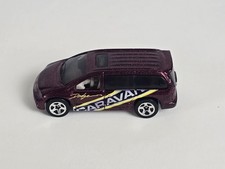 1997 HOT WHEELS DODGE CARAVAN MAROON 1:64 DIECAST LOOSE