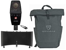 Se Electronics sE4400 All Metal Condenser Microphone Vocal Shield Cable Backpack