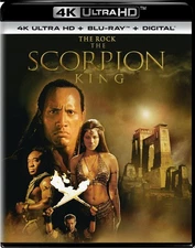 The Scorpion King 4K UHD Blu-ray The Rock NEW