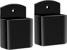 2Pc Adhesive Remote Control Holder, Wall Mount TV Controller Holder, TV Remote O