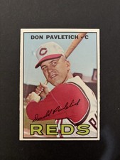 1967 Topps - Don Pavletich #292 Reds Ex-exmt