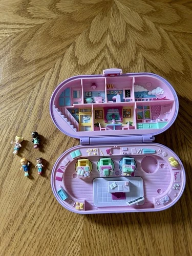 Polly Pocket Stamper School Stamp Classroom Set Compact 1992 Bluebird Vintage