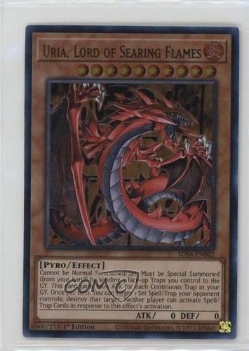 Uria, Lord of Searing Flames SD38-JPP01 — YuGiOh Japanese Structure Deck: Sacred Beasts of Chaos Yu-Gi-Oh! card