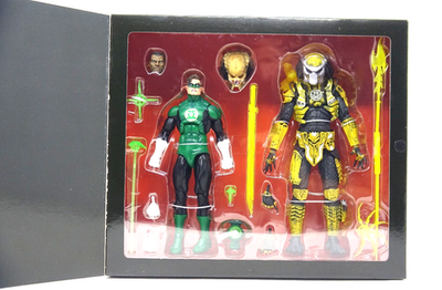 NECA Predator NYCC Exclusive Green Lantern Vs. Predator Authentic