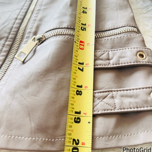 A.N.A Faux Leather Moto Jacket S - Picture 10 of 13