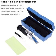 4-in-1 Refractometer Antifreeze Coolant Tester ATC Adblue Battery Test