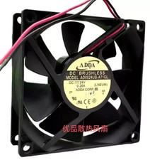 ADDA AD0824UB-A71GL 8025 24V 0.26A 8CM 2-Wire Cooling Fan