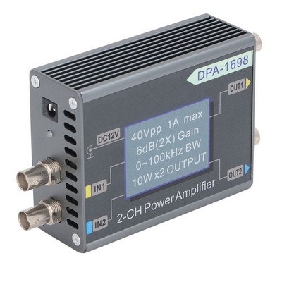 Signal Generator Power Amplifier 0 100KHz 0 40Vpp 2CH 10Wx2 DPA1698 High Power