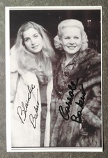 15572 Blanche Baker mit Mutter Carroll Foto original signiert