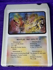 8-Track Tape - THE BEATLES - 1967-1970 / Part Two R-57 TESTED SERVICED CLEAN