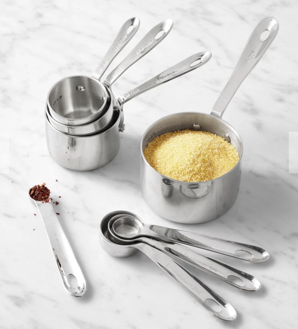 All-Clad 8 Pc Standard Size Measuring Cup & Spoon Combo Set For Williams-Sonoma
Opens in a new windo