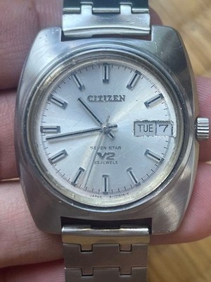 CITIZEN SEVEN STAR V2 Automatik Uhr Herren Edelstahl aus Japan