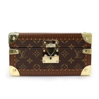 LOUIS VUITTON Coffret Tresor Size 24 Monogram M10139 Used w