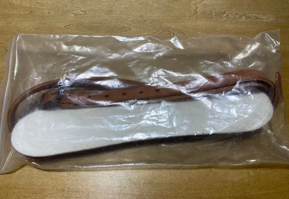 Correa de Guitarra Gibson Cuero Marrón Edición Limitada Calidad Premium Comfort E854 Foto 3 de 4