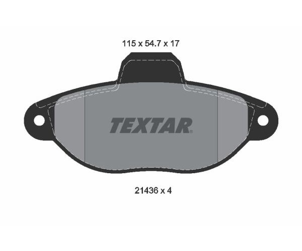 BremsbeläGe Q+ Vorne FüR Fiat Panda 169 Punto 188 Textar-image