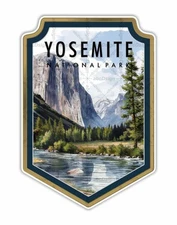 Yosemite National Park  Sticker, Peel N' Stick, Different Sizes