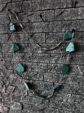 Turquoise stones large neckles