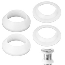 4pcs Universal Basin Drain Gasket, Silicone Seals Drainage Ring Bathroom Pop ...
