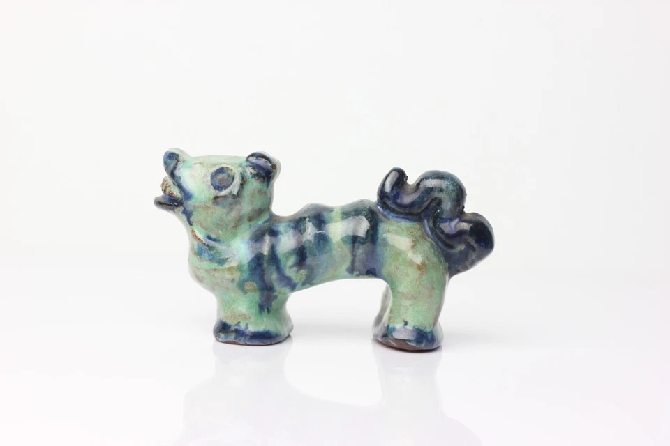 Austrian Wiener Werkstätte Gudrum Baudisch Ceramic Dragon Sculpture Figurine - Image 2 of 4