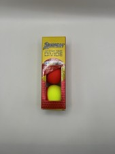 NEW Srixon Q-Star Tour Divide Golf Balls Brite Yellow/Red 1 Sleeve 3 Balls