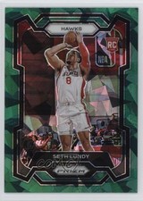 2023-24 Panini Prizm Green Ice Prizm Seth Lundy #138 1a4q