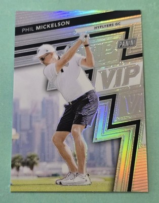 2025 Panini NSCC Silver Packs VIP PHIL MICKELSON Silver Prizm #52 Hyflyers Golf