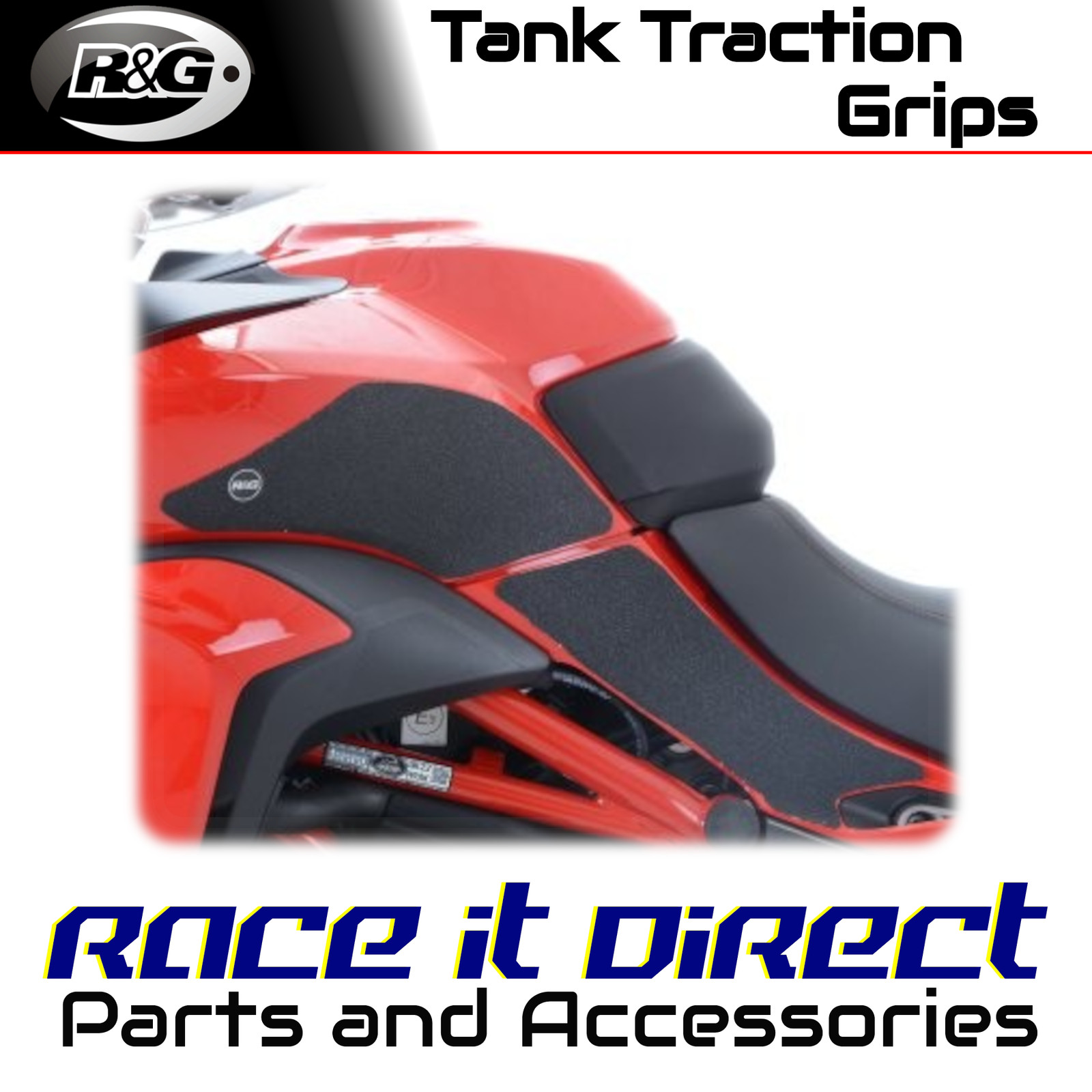 Tank Traction Grips for Ducati Multistrada 1200S 2015-2017 R&G