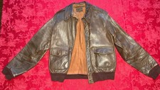 A-2 flight jacket: original WWII Air Force U.S. Army