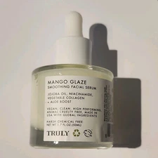 Truly BEAUTY MANGO GLAZE Smoothing Facial Serum 1.7oz/50ml NWOB Collagen 
