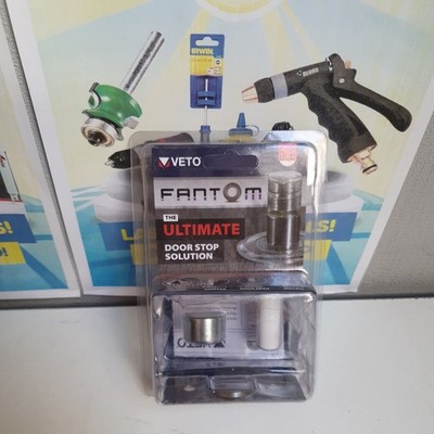 Veto Fantom Magnetic Hold Open Bodenmontage Einbau Türstopper weiß