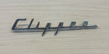 Vintage 1950s Packard Clipper 7 Chrome Script Emblem Vintage 1950s Packard Clipper 7 Chrome Script Emblem