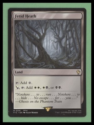 1 x Fetid Heath - Commander: FINAL FANTASY - NM-Mint - MTG