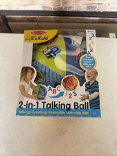 Melissa  Doug K's Kids 2-in-1 Talking Ball Educational Toy - ABCs and Counting
