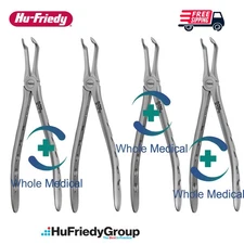 Hu-Friedy Dental Surgical Extracting Forceps 45 ATRAUMAIR, SETRRATED (FX45XS)