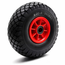 Roue de Chariot / Diable Increvable  3.00-4  (260x85)  160Kg  Ø 20mm