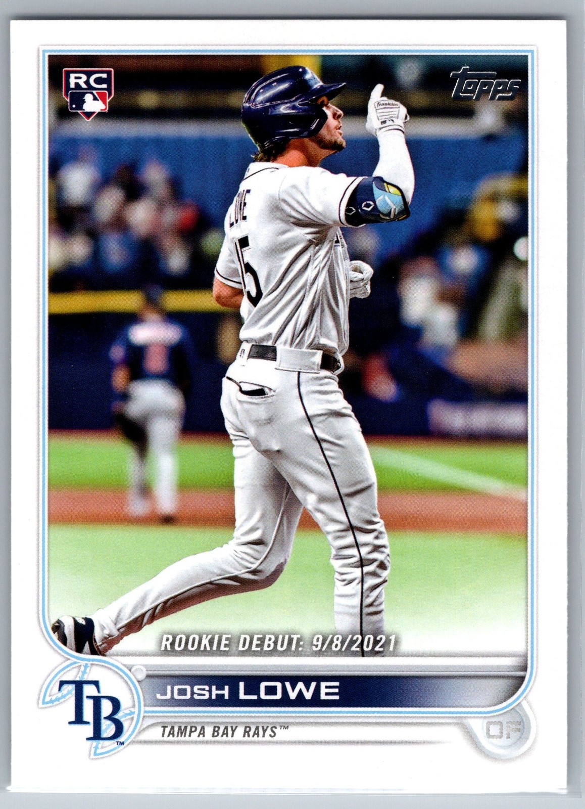 2022 Topps Update Josh Lowe Rookie #US287 Tampa Bay Rays