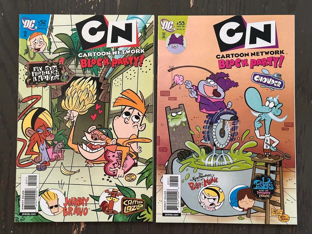 Cartoon Network Block Party #52 53 (DC Comics, 2009) 9.0 VF/NM Lot