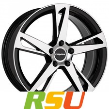 Carmani 16 Anton black polish 8x18" ET39 LK5 112 ML 66.6 Alufelgen 18 Zoll