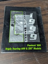 1999 Genuine Arctic Cat Snowmobile Pantera 800 Zrt Models Service Manual Used